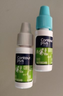 Kontrolni rastvori Contour® Plus niske i visoke koncentracije glukoze